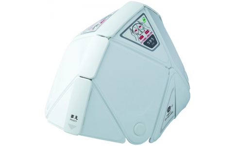 MIDORI 綠安全 TSC-10-W-中場安全防災(zāi)用折疊安全帽平頂頭盔TSC-10白色