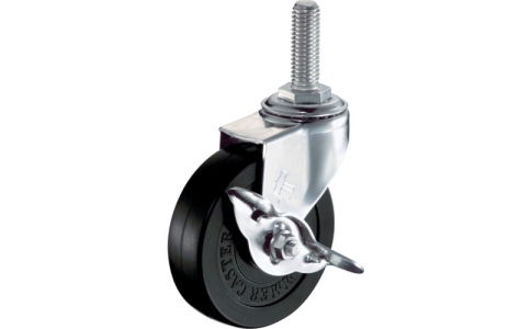 HAMMER CASTER 錘牌 鏈球腳輪 315 EA-R100-ABAR01-鏈球EA系列全不銹鋼自在SP付橡膠車100mm