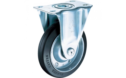 HAMMER CASTER 錘牌 鏈球腳輪 420 SRRB150-BAR01-鏈球S系列固定橡膠B車(chē)150mm