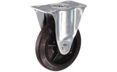 HAMMER CASTER 錘牌 420 SR-FFR150-BAR01-鏈球靜系列固定橡膠車B裝150mm