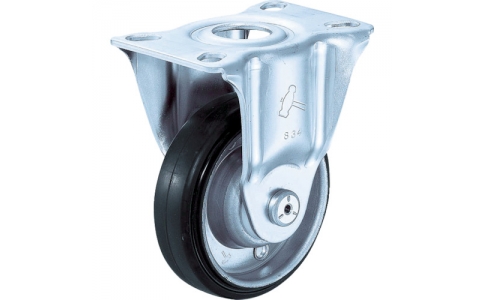 HAMMER CASTER 錘牌 腳輪420 SR-1R125-BAR01-鏈球2S型固定橡膠車125mm新型