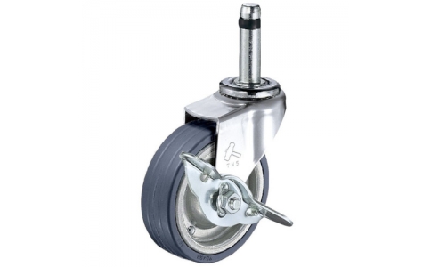 HAMMER CASTER 錘牌 腳輪415 KPR 75-鏈球插入凸臺SP付沖壓輪胎車
