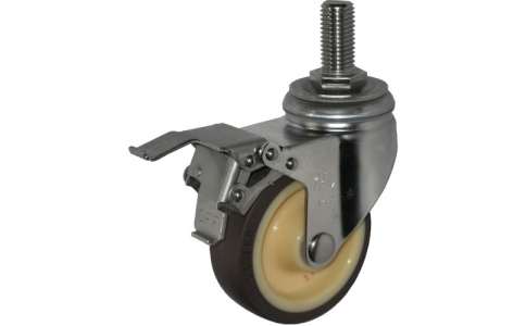 HAMMER CASTER 錘牌 腳輪44153EXMC40-鏈輪管子插入SP付MC尼龍車