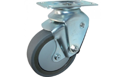 HAMMER CASTER 錘牌 鏈球腳輪 9940E-UZ125SD32-鏈球全不銹鋼靠墊E固定聚氨酯125mm線徑2.3