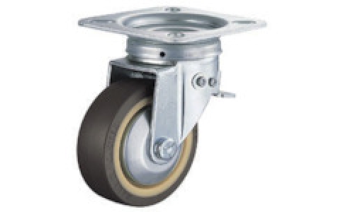 HAMMER CASTER 錘牌 鏈球腳輪 400F0SUB150-鏈球方向限制聚氨酯B車