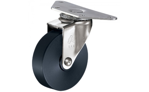 HAMMER CASTER 錘牌 220S0E-MC65-鏈球全不銹鋼角E型自由MC尼龍車65mm