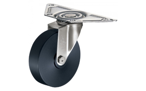 HAMMER CASTER 錘牌 220E-MC125-H080-鏈球不銹鋼角自如MC尼龍車125mm