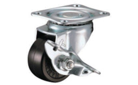 HAMMER CASTER 錘牌 鏈球腳輪 413 S-RD 50-BAR01-鏈球S型自由SP付橡膠車50mm