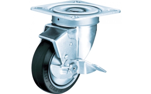 HAMMER CASTER 錘牌 腳輪513 S-RB125-BAR01-鏈球S系列520類型自由SP付橡膠B車125mm