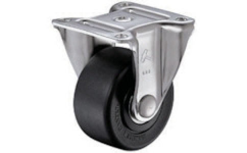 HAMMER CASTER 錘牌 腳輪 450SSL-NRB75-鏈球全不銹鋼低地板式重負荷固定尼龍B裝75mm