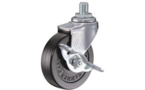 HAMMER CASTER 錘牌 腳輪 4415A10R75-鏈輪螺絲嵌入SP付橡膠車UNF1-2
