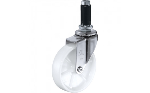 HAMMER CASTER 錘牌 腳輪 44205 EUN100-鏈輪管插入尼龍車