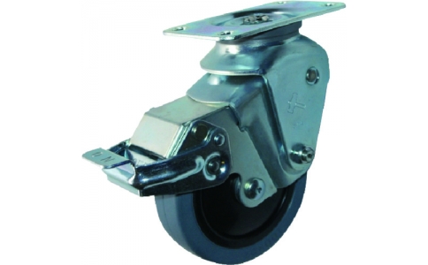 HAMMER CASTER 錘牌 935 BBE-FR100-S32-鏈球全不銹鋼坐墊E自由SP橡膠100mm線徑3.2