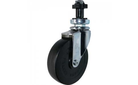 HAMMER CASTER 錘牌 4210ENR125-鏈輪管插入橡膠車