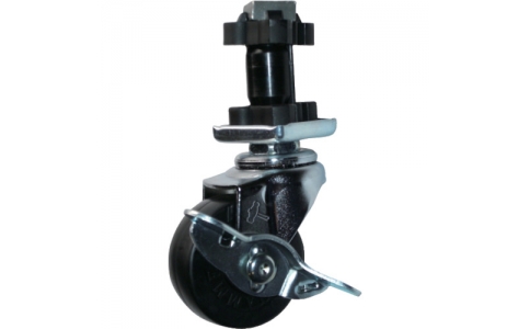 HAMMER CASTER 錘牌 腳輪 454ENR50-鏈輪管插入SP付橡膠車