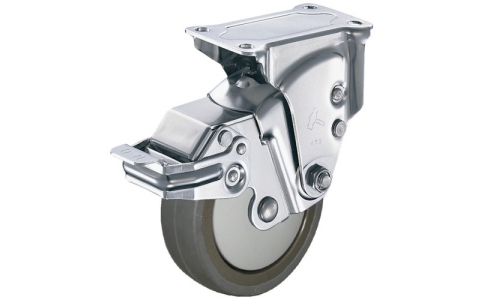 HAMMER CASTER 錘牌 9935ER-UZ125-SD32-鏈球全不銹鋼靠墊E固定SP導(dǎo)電聚氨酯125mm線徑3.2