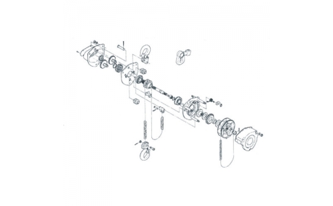 KITO 鬼頭 C3BA005-91524-キトCB005用零件ツメルマ