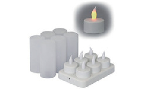 NICHIDO 日動(dòng)  YLC-6P充電式LED蠟燭波動(dòng)（6個(gè)裝）