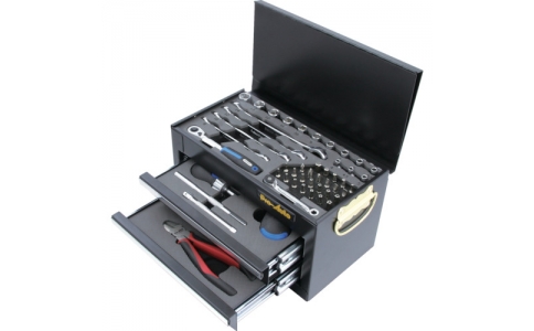 PRO-AUTO 末影工具 MC-0251 BL 1-4DR.51PC迷你國際象棋工具套裝黑色