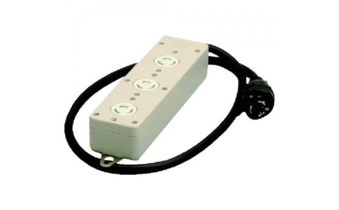 Meikosha 明工社 MR2934-明工引掛3個(gè)插座3P代碼1m