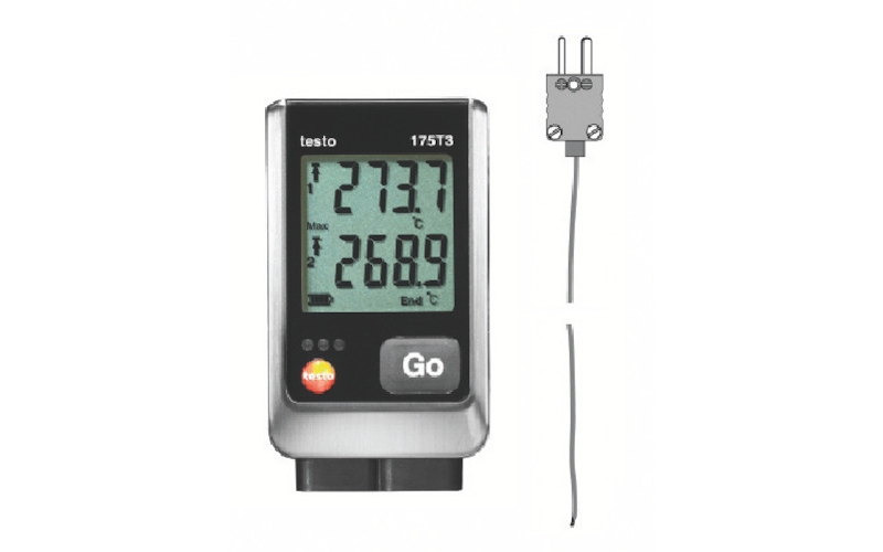 TESTO  175T3-SET1 測試儀溫度羅加K熱電偶素線型2ch套件