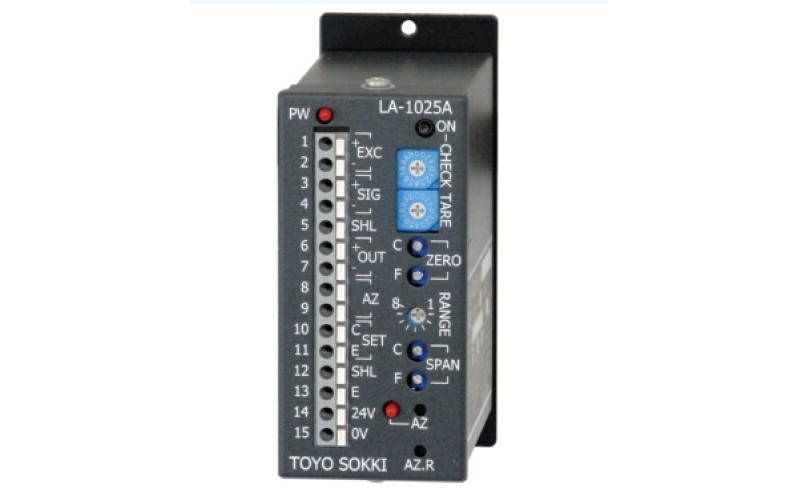 日本原裝 TOYOSOKKI 東洋 負(fù)載單元放大器 LA-1025A/LA-1031A 帶模擬自動調(diào)零功能