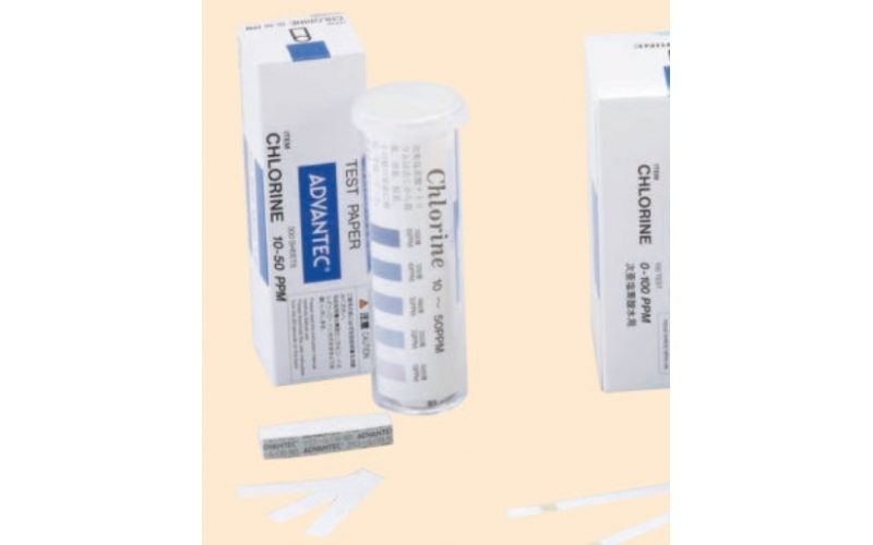 日本 ADVANTEC  滾動(dòng)試驗(yàn)紙  10~50ppm  /25~200ppm/  0~100ppm  求出次氯酸及次氯酸離子的濃度