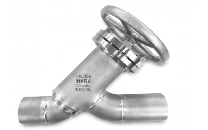 日本廠家 IHARA SCIENCE 井泉科學(xué) Y形波紋管閥 PYB-40PW5-6LCT-EP  使用溫度-10~+80℃